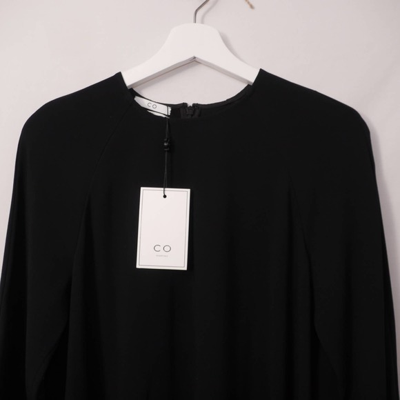 CO Essential Black Shift Long Sleeve Dress Size XS - Picture 2 of 12